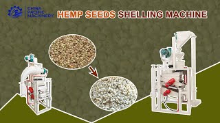 Hemp Seeds Shelling Dehuller MachineSunflower Seed Dehulling Sheller MachineOats Dehusking Machine [upl. by Asile146]