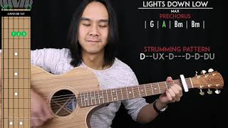 Lights Down Low Guitar Cover Acoustic  MAX 🎸 Tabs  Chords [upl. by Haziza]