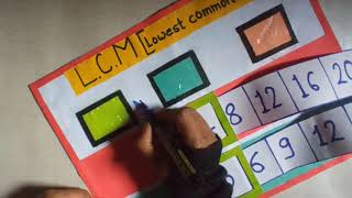 LCM Project math working model LCM math tlm math project [upl. by Lohcin]