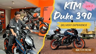 KTM Duke 390 Gen 3  Got delivery in 4 Hrs  Duke 2024 model KTM Whitefield [upl. by Rovert396]