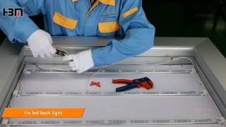 Install video HBMAX P 101 120 snap fabric light box [upl. by Dasi]