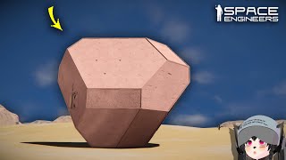 Im Building a Fake Rock Mobile Base Space Engineers [upl. by Noiwtna]