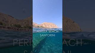 Perissa Beach in Santorini greece santorini travel [upl. by Sande]