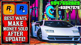 The BEST WAYS To Make Money SOLO After UPDATE in GTA Online GTA5 Fast Money [upl. by Sinnal479]