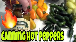 CANNING Hot Peppers How To Can Hot Peppers [upl. by Novehc623]