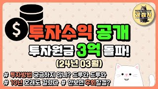 강집사의 투자수익 공개  투자원금 3억원 돌파  분산투자자 투자일지 [upl. by Jenette]