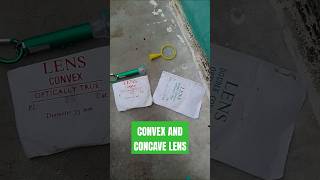 Convex and Concave lens [upl. by Enimzaj]