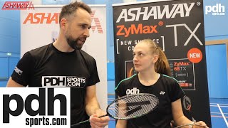 Ashaway Superlight 99SQ Viper XT 1600 amp Phantom Badminton Racket review by PDHSportscom [upl. by Ahsiekat]