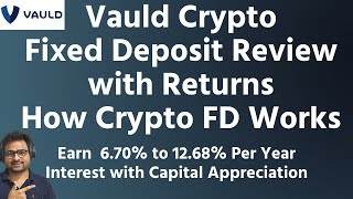 Vauld Crypto Fixed Deposit Review with Returns  How Crypto Fixed Deposit Works in India [upl. by Vardon]