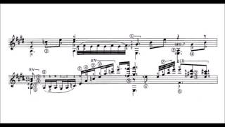 ChopinTarrega  Nocturne Op 9 No 2 for guitar solo audio  sheet music [upl. by Tur]