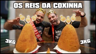 DESAFIO DA COXINHA GIGANTE  COLLAB CORBUCCI EATS [upl. by Jemy]