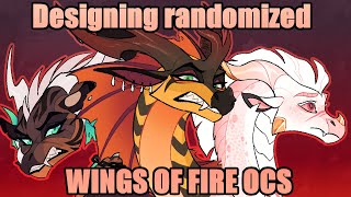 🌿Designing Randomized Wings Of Fire OCs🌿 [upl. by Ariela]