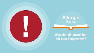 Was sind die Anzeichen für eine Anaphylaxie  Allergy Insider [upl. by Idnarb]