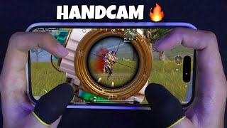 Power of 90 FPS MOVEMENT  😱 HANDCAM iPhone 14 Pro 😍 PUBG Mobile [upl. by Anse821]