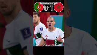 Portugal vs Morocco world cup match worldcup portugal football marroco cr7 love [upl. by Ahselrac]