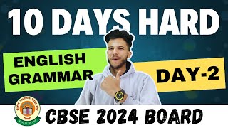 Class 10 English Grammar 😍Previous Year Questions 🔥CBSE Latest Pattern CBSE 2024 BOARDS [upl. by Airrehs]