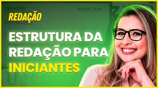 ESTRUTURA COMPLETA DA REDAÇÃO  PARA CONCURSOS PÚBLICOS E ENEM  Profa Pamba [upl. by Nosimaj]