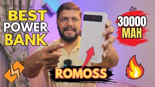 Best Power Bank in Pakistan 2024  Romoss 30000Mah Power bank For Iphone [upl. by Cadmar]