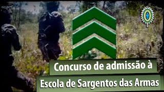 Concurso de admissão à Escola de Sargentos das Armas EsSA [upl. by Lussier]