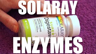 Review of Solaray Super Digestaway Digestive Enzyme Blend  90 VegCaps [upl. by Blackman]