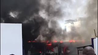 🔴URGENT 🔥 Incendie à la Senelec de Ouakam à l’instant même [upl. by Konikow422]