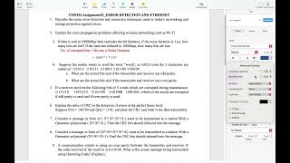 Error Detection amp Correction  Part 1 [upl. by Fatima]