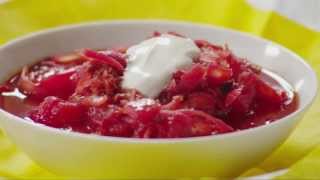 How to Make Borscht  Soup Recipes  Allrecipescom [upl. by Pontius266]