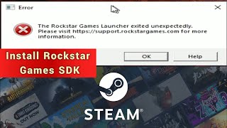 Install Rockstar Games SDK Lewat Steam BERHASIL November 2024 [upl. by Alhahs]