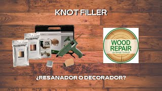 Reparador de madera KNOT FILLER [upl. by Nosnev]