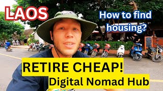 🇱🇦Retire Cheap Digital Nomad Luang Prabang Laos [upl. by Hcib29]