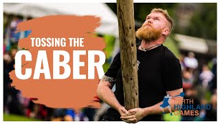 Toss the Caber with Perth Highland Games  an indepth look at whats involved in a good caber toss [upl. by Zil619]