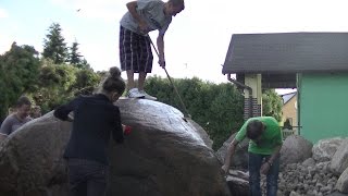 MTI Kurzętnik mycie czyszczenie kamieni w ogródku skalnym  Lapidarium [upl. by Menendez792]