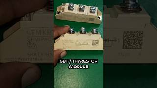 IGBT SCR THYRISTOR MODULE  How to check Components with help of Multimeter shorts viralvideo [upl. by Aicilf158]