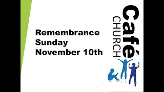 Remembrance Sunday Cafe Church from Chorley URC November 10th 2024 [upl. by Armat]