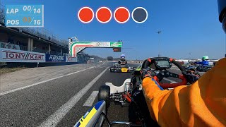 My first podium  Onboard Race 1  Shifter ROK Cup Italy  South Garda Karting [upl. by Nosrac]