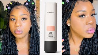 Honest Opinion on the Mac Cosmetics Strobe Cream  Peachlite  On Bare skin amp Underneath Makeup [upl. by Ardnuahc270]