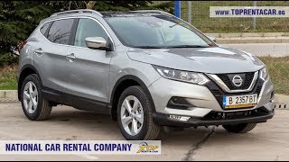 Nissan Qashqai with automatic gearbox  Quick Review from Top Rent A Car Bulgaria [upl. by Inneg]