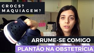 ARRUMESE COMIGO PARA UM PLANTÃO MÉDICO  ROTINA DE ESTUDANTE DE MEDICINA [upl. by Ekoorb]