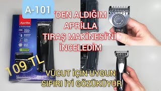 A101DEN ALDIĞIM APRİLLA TIRAŞ MAKİNESİNİ İNCELEDİM [upl. by Netsyrk]