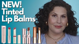 NEW Tinted Lip Balms  Lancome Bare Minerals YSL amp Clarins [upl. by Derrik]