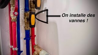 Comment souder un raccord laiton sur tube cuivre avec installation de vannes [upl. by Halverson]