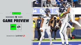 Seahawks at Rams Game Preview  Week 11 [upl. by Rausch]