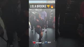 LOLA BROOKE Going Crazy On Stage With FUNKFLEX 🎬🔥 [upl. by Nirahs]