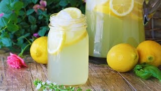 How to Make Homemade Lemonade Using Real Lemons [upl. by Eesac]