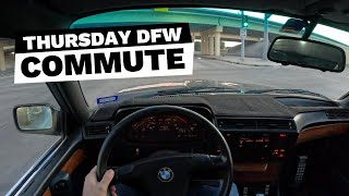 1984 BMW 733i e23 POV Drive  Timelapse [upl. by Ellahcim557]