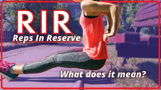 Reps in reserve explained [upl. by Jada118]