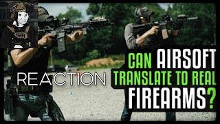 Firearms enthusiast reacts to Can Airsoft Translate to Real Firearm Skill [upl. by Dorsman]