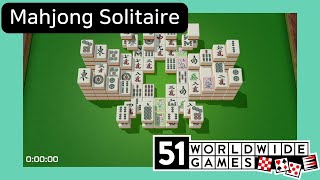 Mahjong Solitaire  51 Worldwide Games  Nintendo Switch Gameplay [upl. by Elleryt]