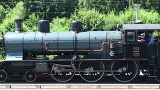 Dampflok A 35 705 Zürich Die Kleine Rundfahrt am Nachmittag [upl. by Jerald637]