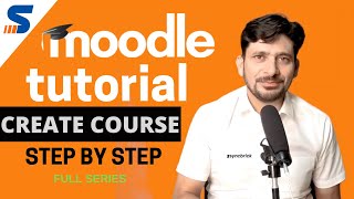 Moodle Tutorial  Creating a course and content in 2022 [upl. by Hector]